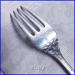 X1 REED & BARTON FRANCIS I ERL 1907 Sterling Silver 7 7/8 MONO'D FORK Flatware