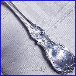 X1 REED & BARTON FRANCIS I ERL 1907 Sterling Silver 7 7/8 MONO'D FORK Flatware