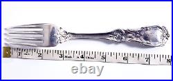 X1 REED & BARTON FRANCIS I ERL 1907 Sterling Silver 7 7/8 MONO'D FORK Flatware